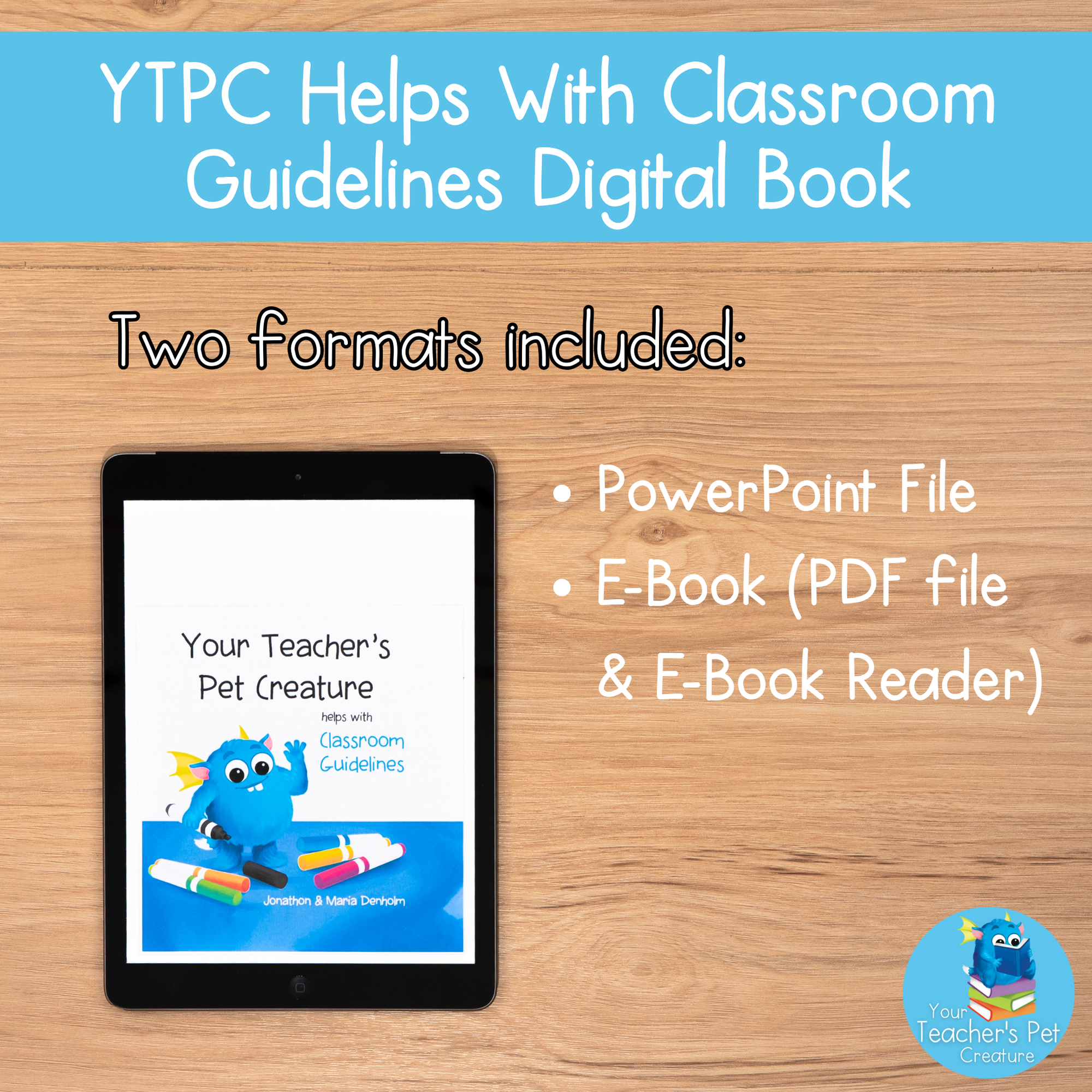 Classroom Guidelines Digital Book & Printable Puppets Bundle