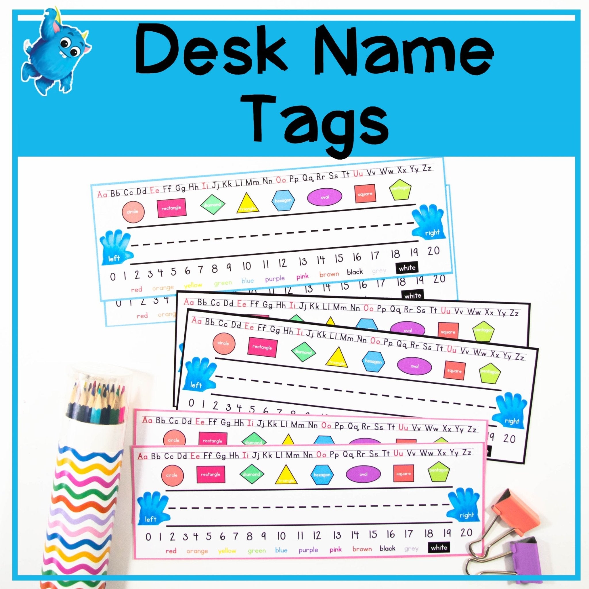 Kids Name Tags Template Photos, Images and Pictures